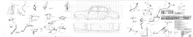 Drawing of Moskvitch 407 Body Assembly